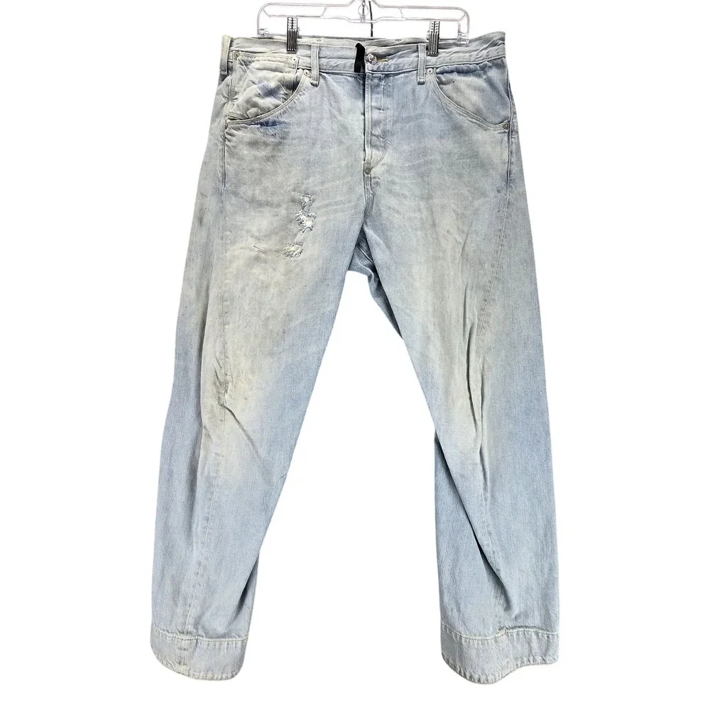 Vintage Levis Engineered Jeans Mens 36x32 Blue Buckle Back One‎ Pocket Twisted